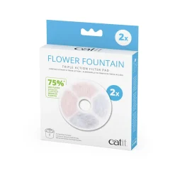 Catit Fountain Frameless Triple Action Filter Cartridge, 2 pack