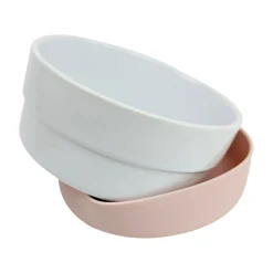 Ceramic and Silicone Bowl, Peach