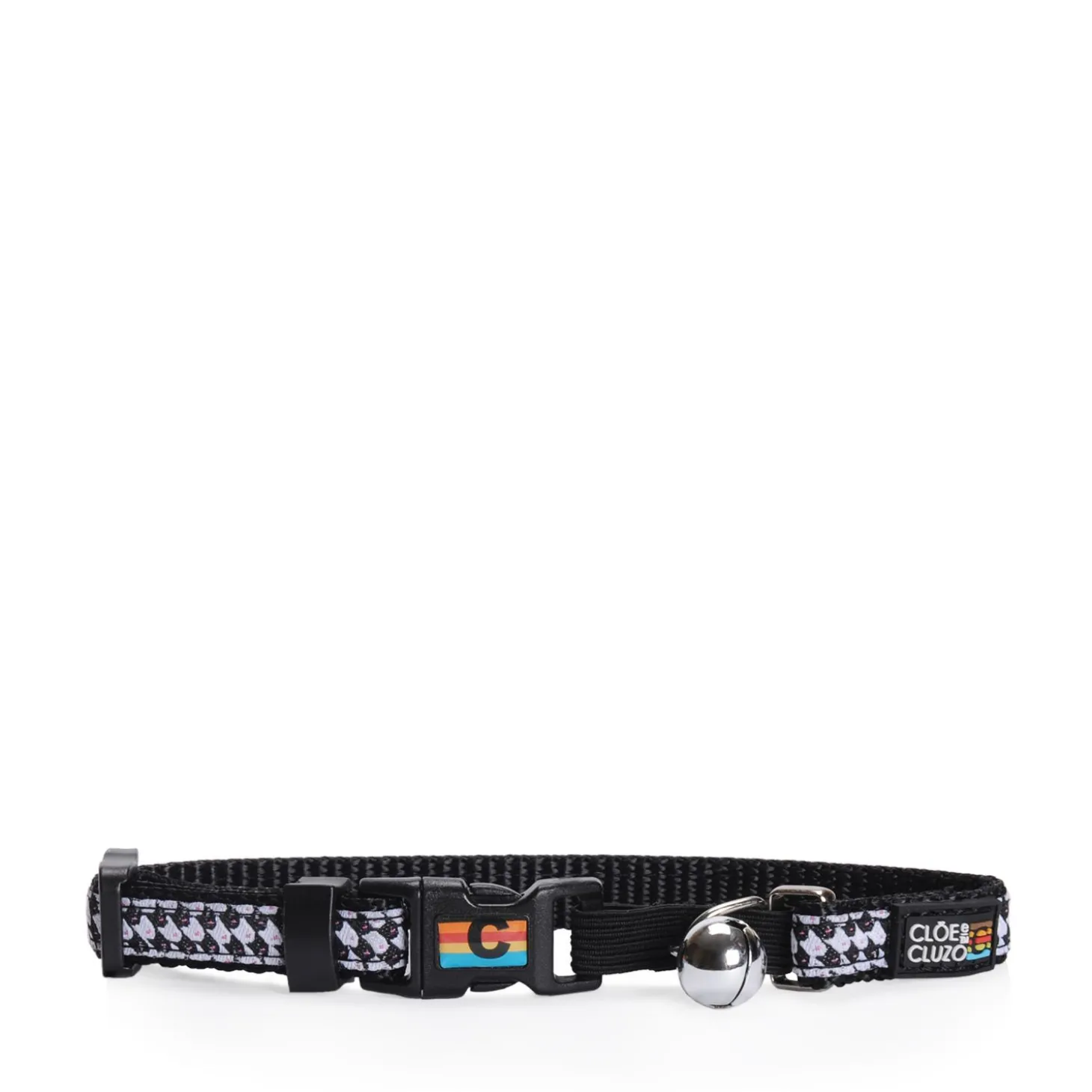 Checkboard designer cat collar
