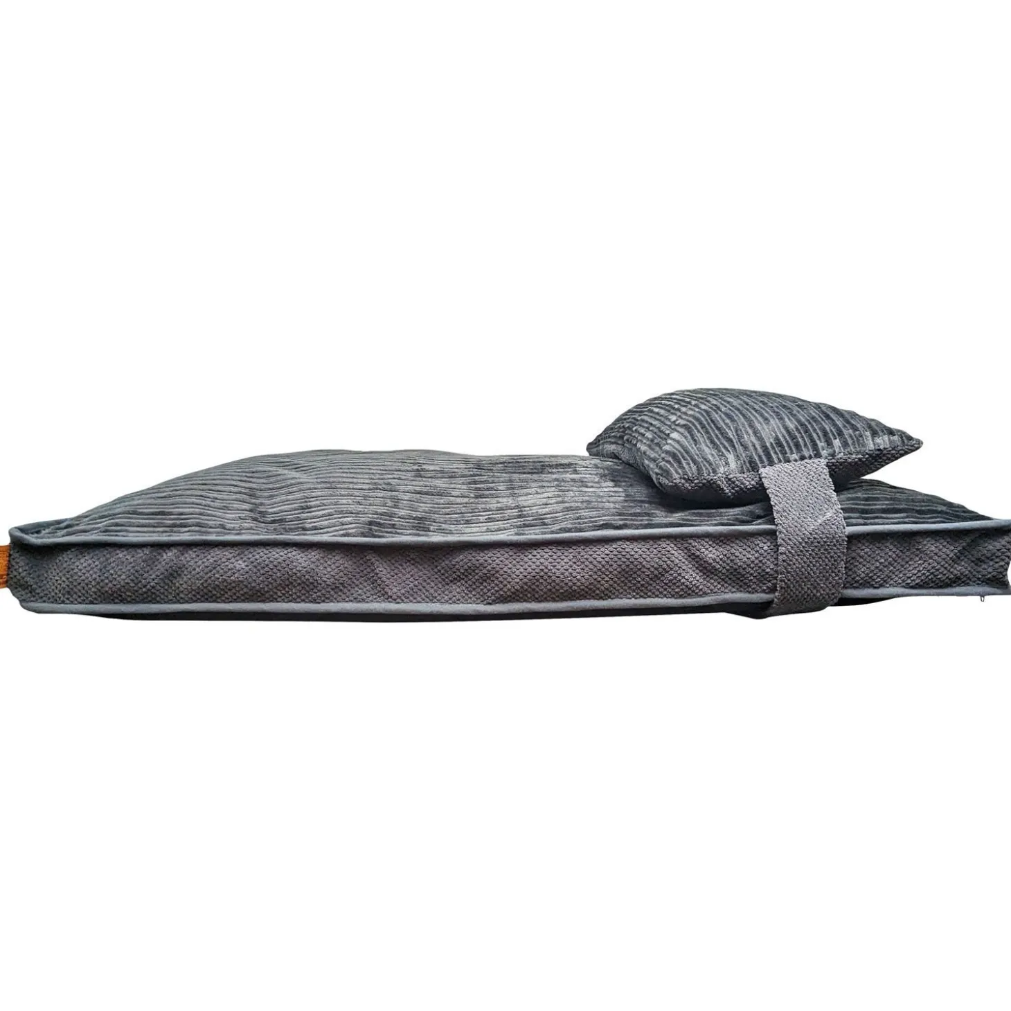 Chic Grey Dual Comfort Bed