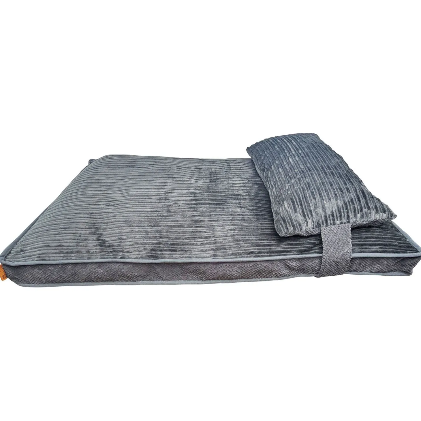Chic Grey Dual Comfort Bed