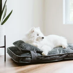Chic Grey Dual Comfort Bed