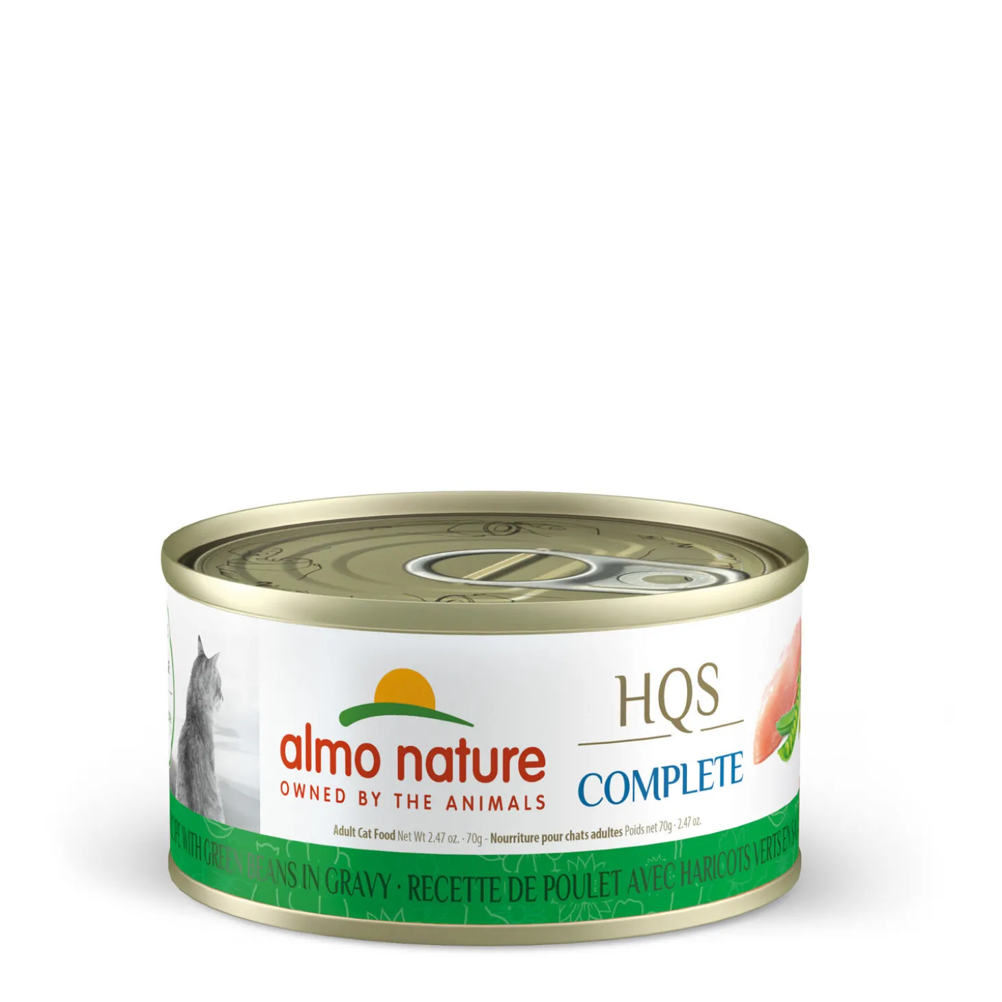 Chicken and green bean wet food for cats