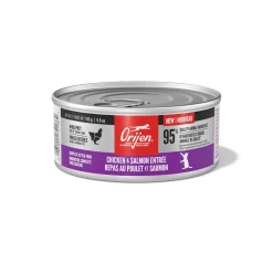 Chicken and Salmon in Bone Broth Entrée for Kittens, 155 g