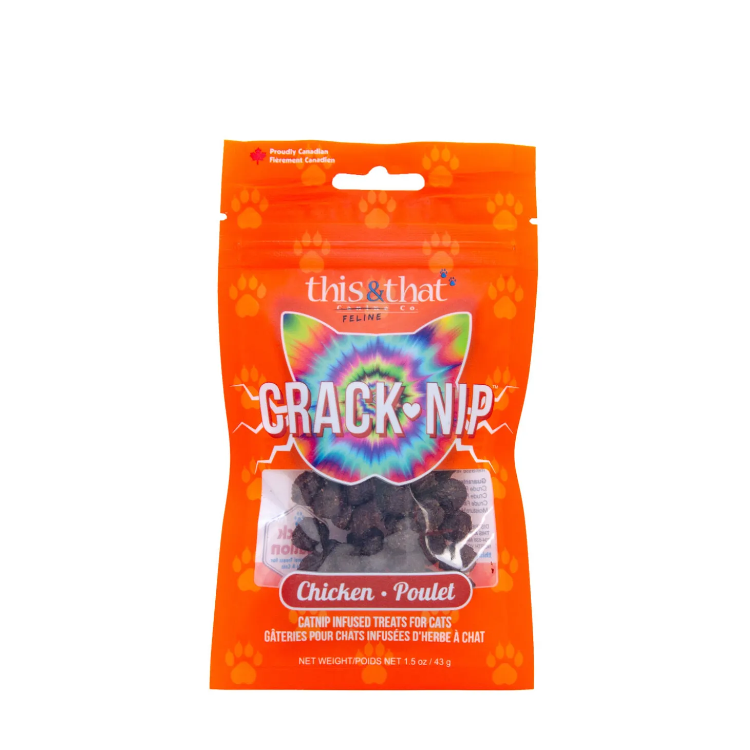 Chicken Catnip Infused Cat Treats, 43 g