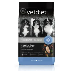 Chicken dry food for senior large breed dog