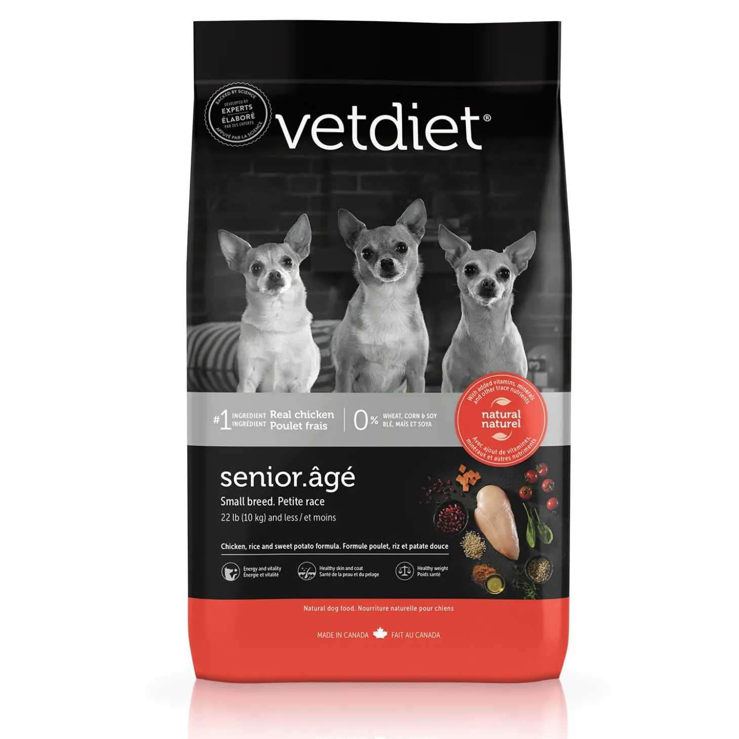 Chicken dry food for senior dogs small breed