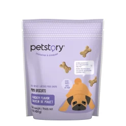 Chicken flavoured mini biscuits for dogs