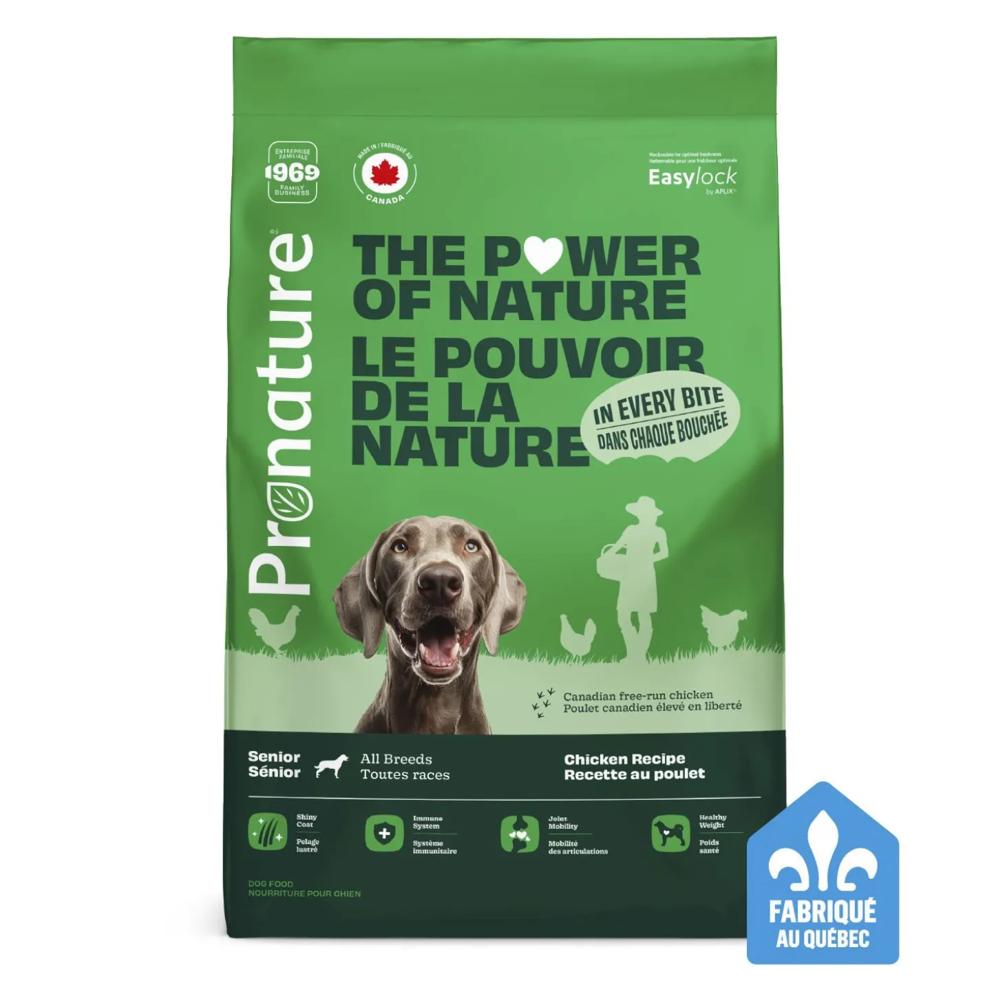 Chicken Recipe with Lamb Dry Food for Large Breed Senior Dogs, 11.3 kg