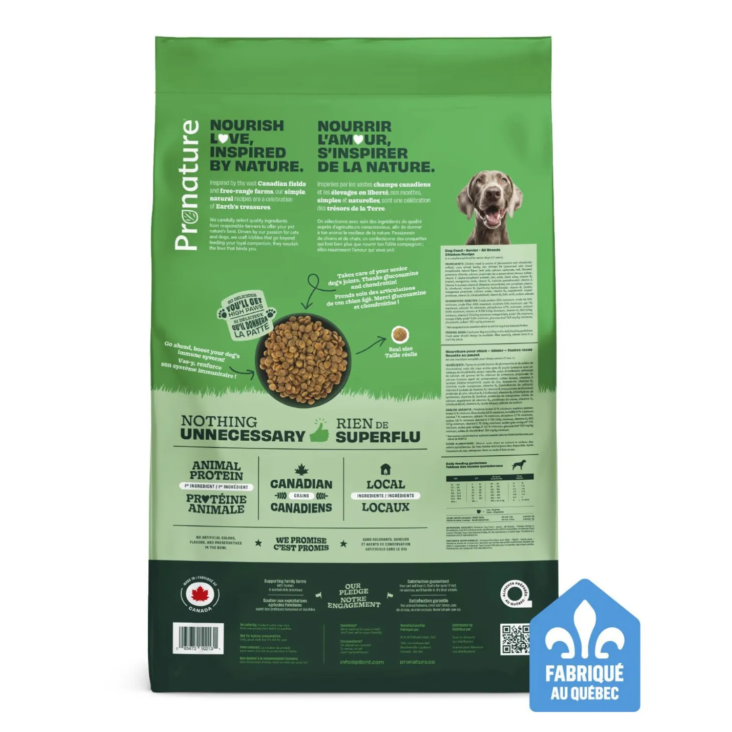 Chicken Recipe with Lamb Dry Food for Large Breed Senior Dogs, 11.3 kg