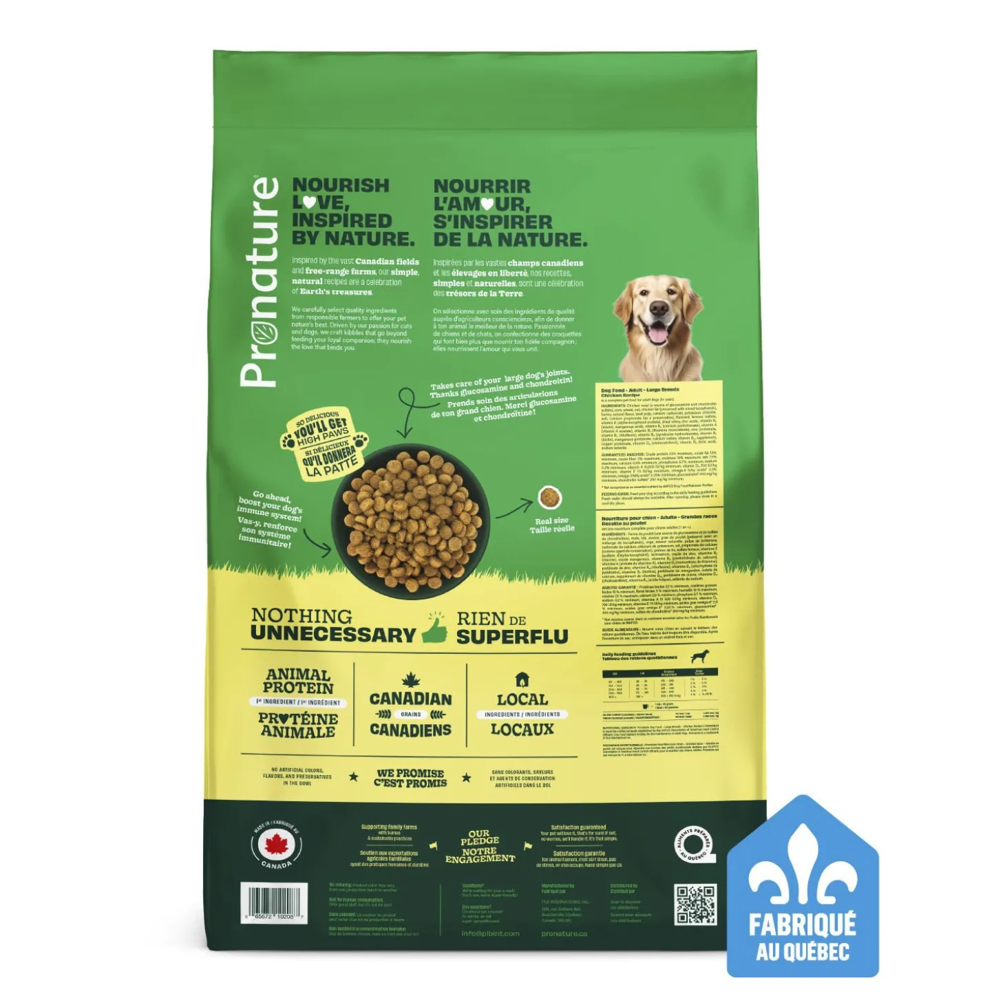 Chicken Recipe with Lamb Dry Food for Large Breed Adult Dogs, 15 kg