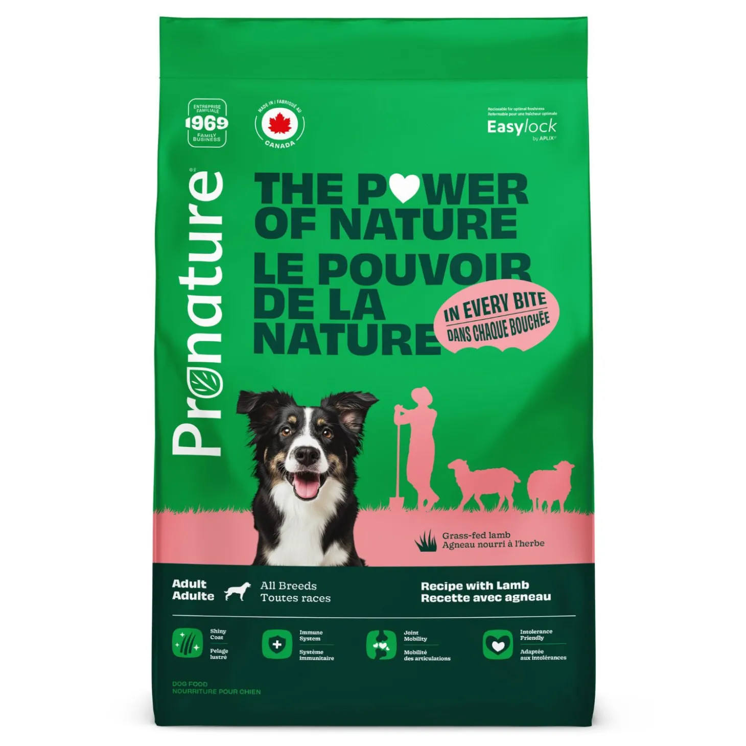 Chicken Recipe with Lamb Dry Food for All Breed Adult Dogs, 11.3 kg
