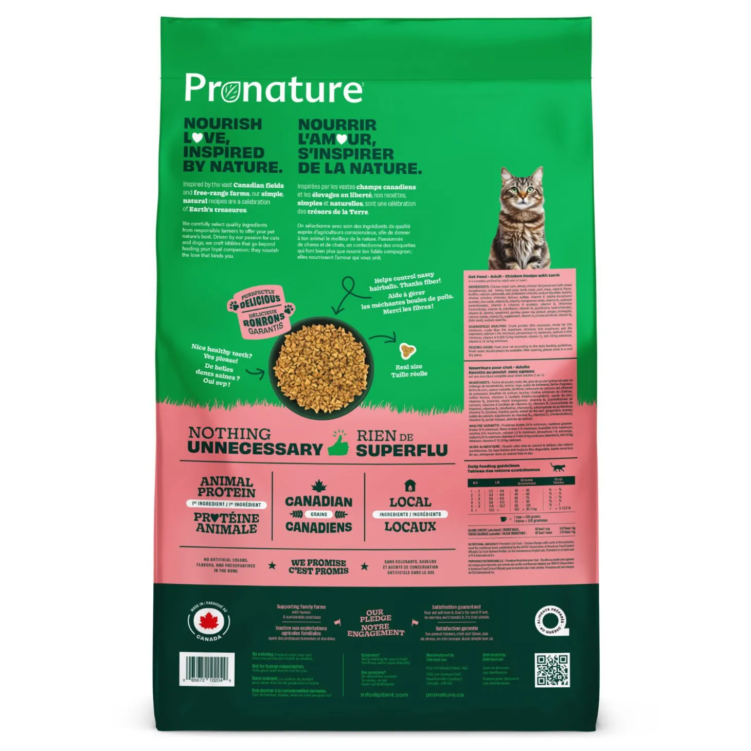 Chicken Recipe with Lamb Dry Food for Adult Cats, 10 kg