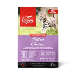 Chicken, Turkey and Wild-Caught Fish Dry Kitten Food, 1.8 kg