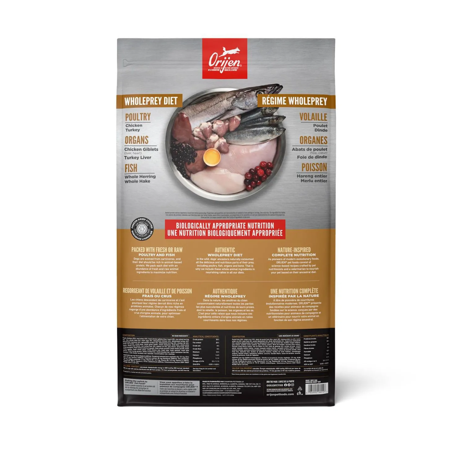 Chicken, Turkey and Wild-Caught Fish Dry Food for Puppies, 11.4 kg