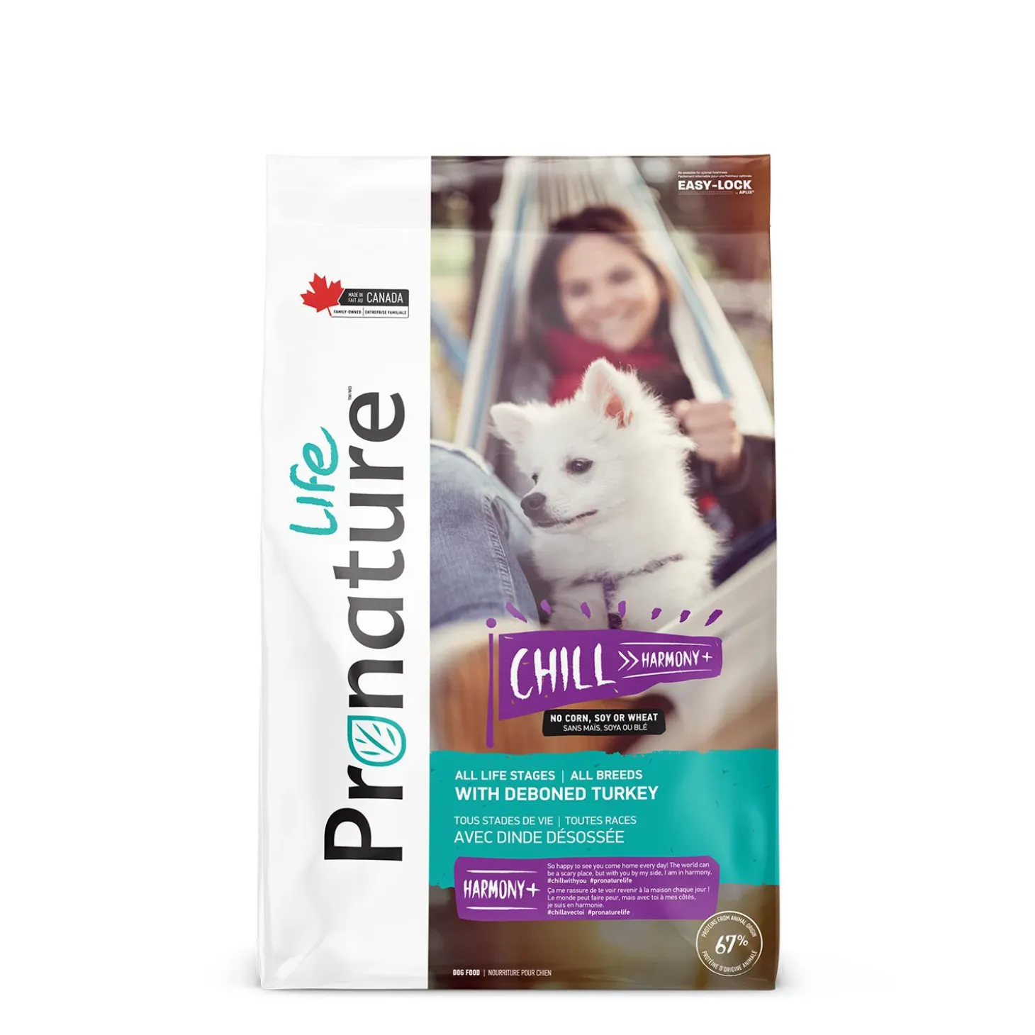 CHILL Harmony+ dog formula, deboned turkey