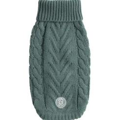 Chunky Cable Knit Turtleneck Chalet Sweater for Dogs