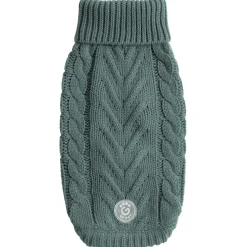 Chunky Cable Knit Turtleneck Chalet Sweater for Dogs
