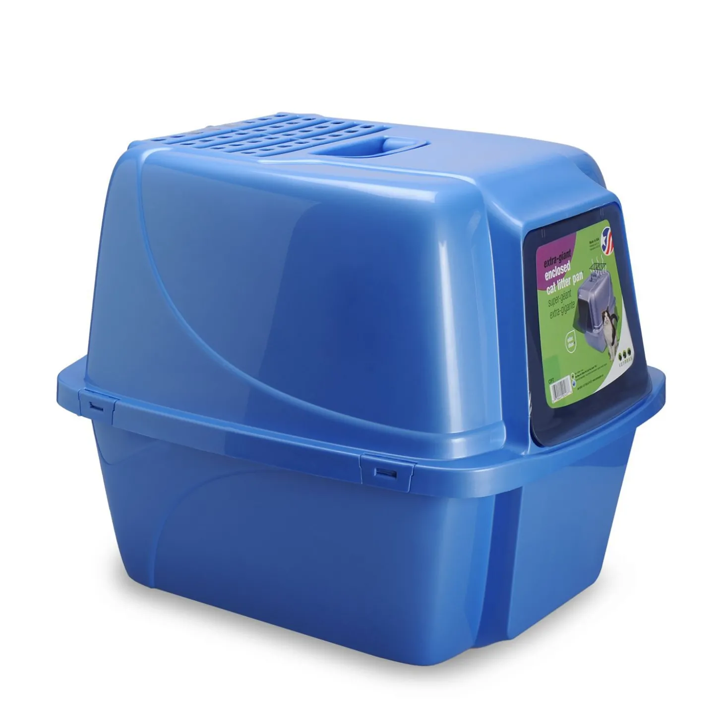 Closed litter box