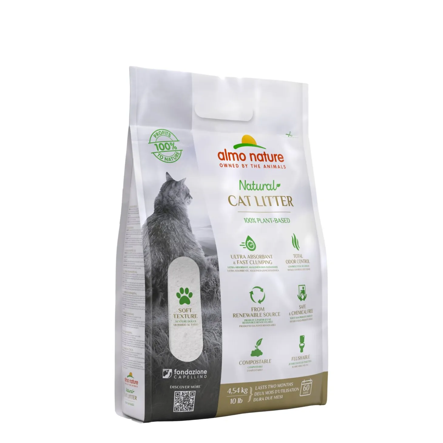 Clumping cat litter, 4.5 kg