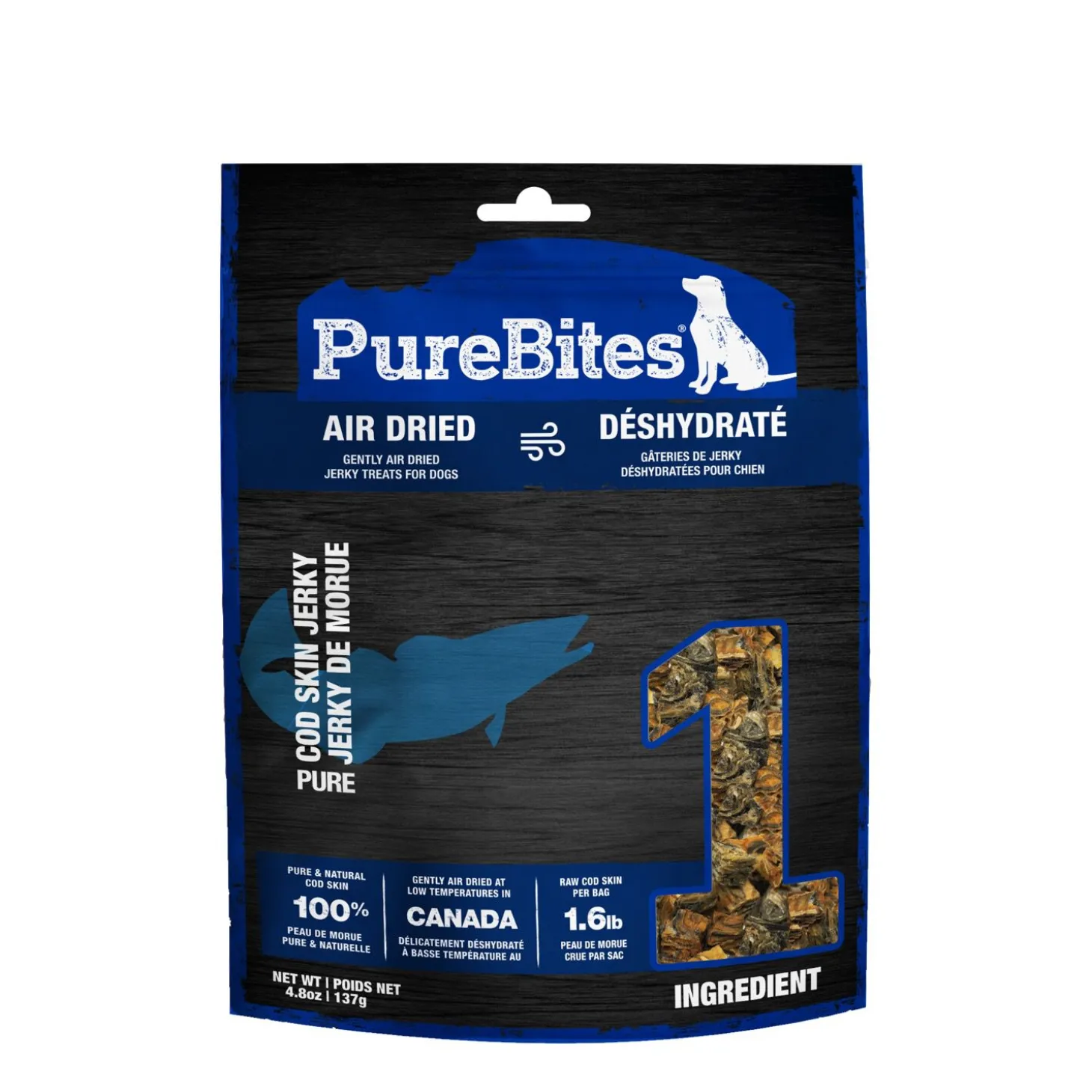 Cod Skin Jerky for Dogs, 137 g