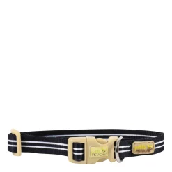 Collar for Tiny Dogs, black stripes