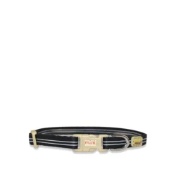 Collar for Tiny Dogs, black stripes