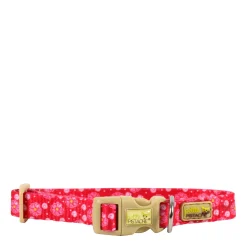 Collar for Tiny Dogs, pink flowers