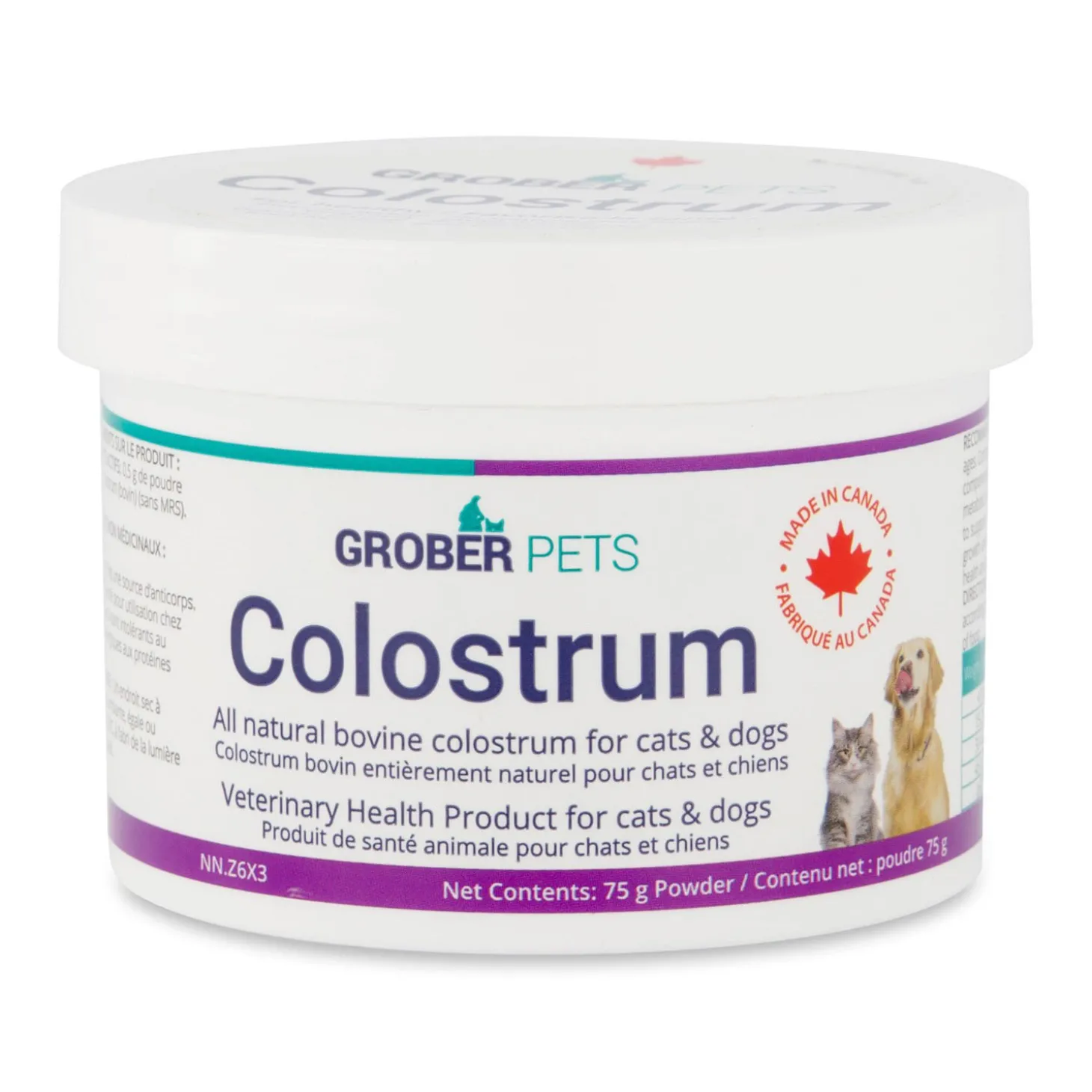 Colostrum All Natural Bovine Colostrum for Cats and Dogs