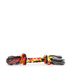 coloured knotted rope