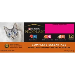 Complete Essentials Favourites Entrée Cat Food Variety Pack, 12 x 85 g