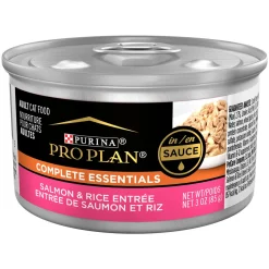 Complete Essentials Salmon and Rice Entrée in Sauce for Cats, 85 g