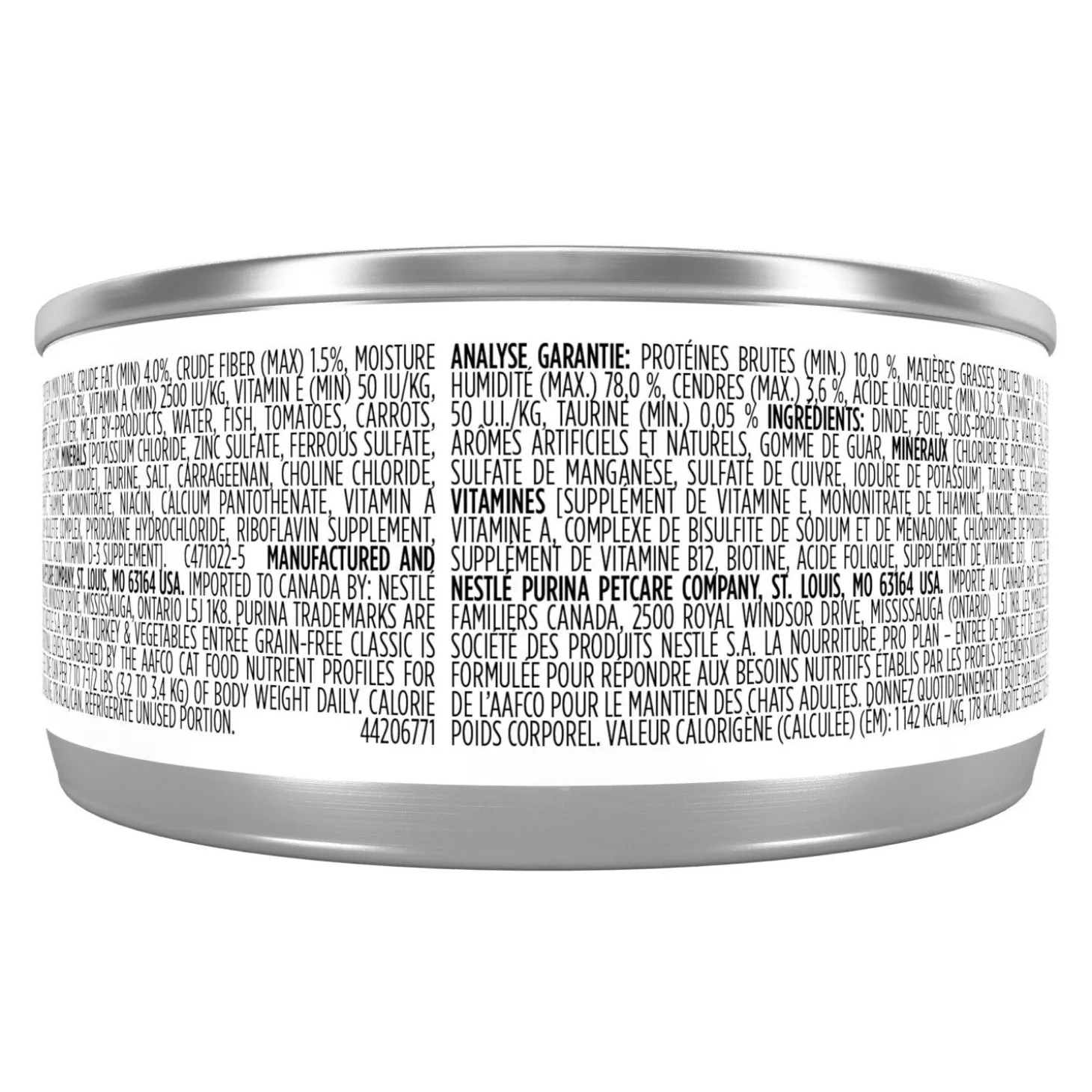 Complete Essentials Turkey & Vegetables Entrée for Cats, 156 g