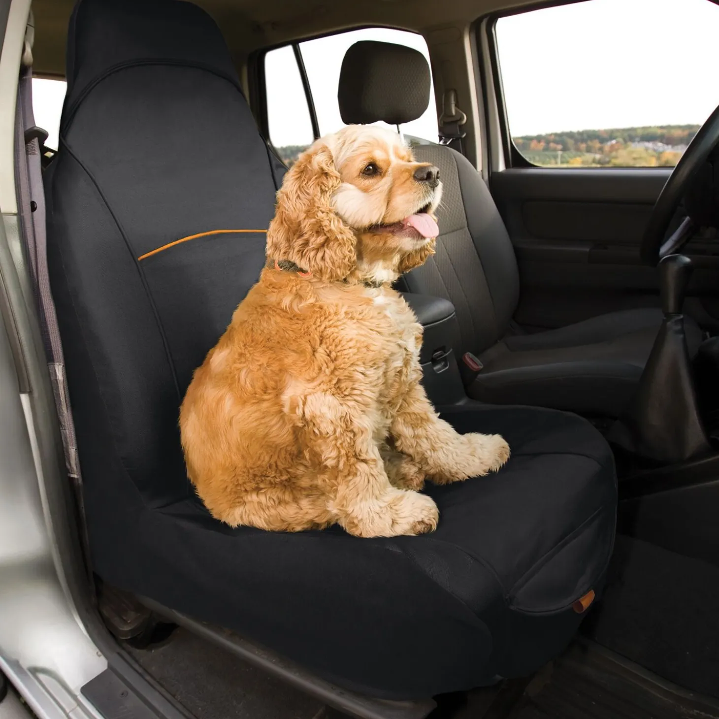 Co-Pilot bucket seat cover, black