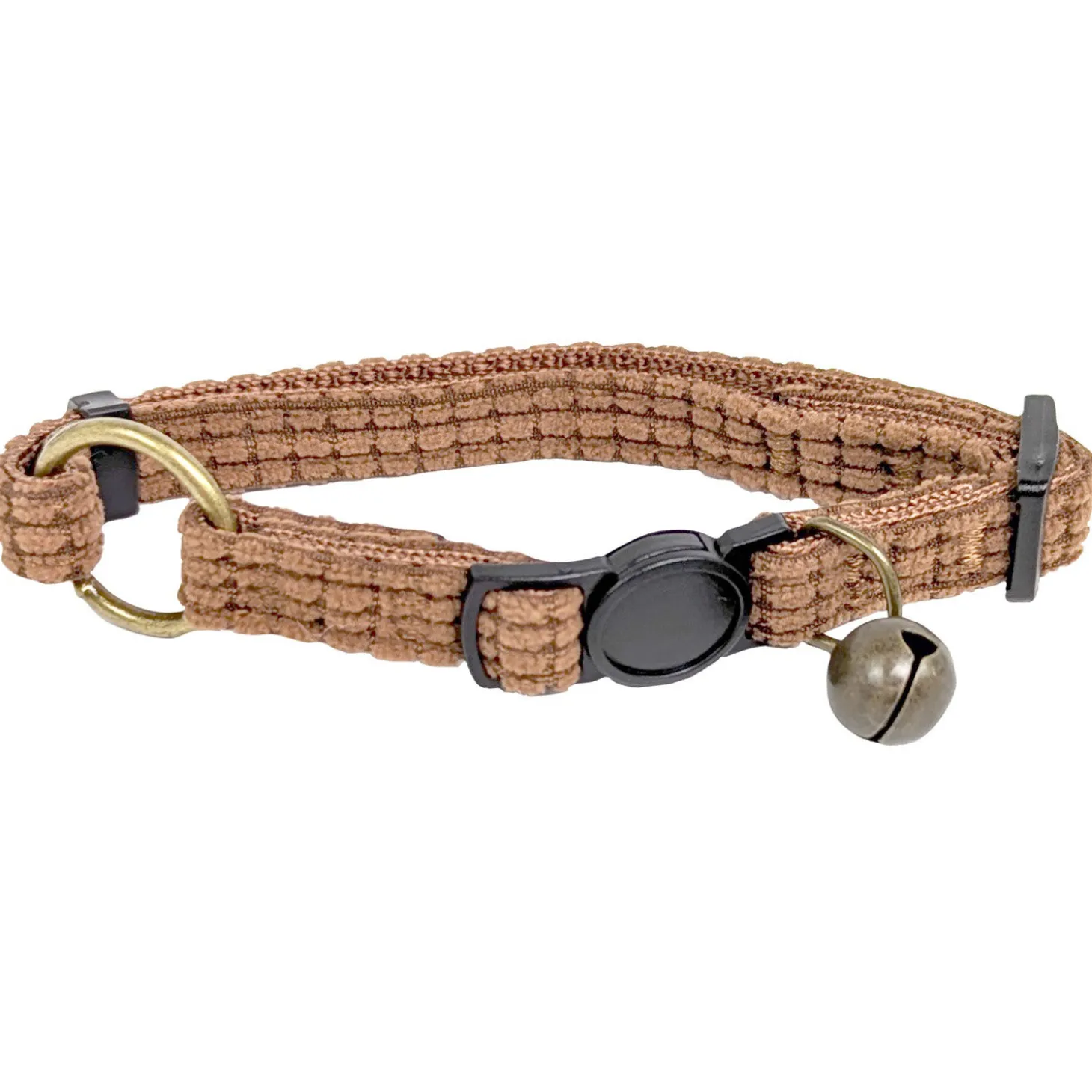 Corduroy Cat Collar, Cognac