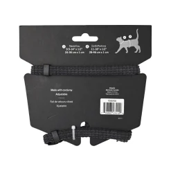 Corduroy Harness for Cats, Charcoal