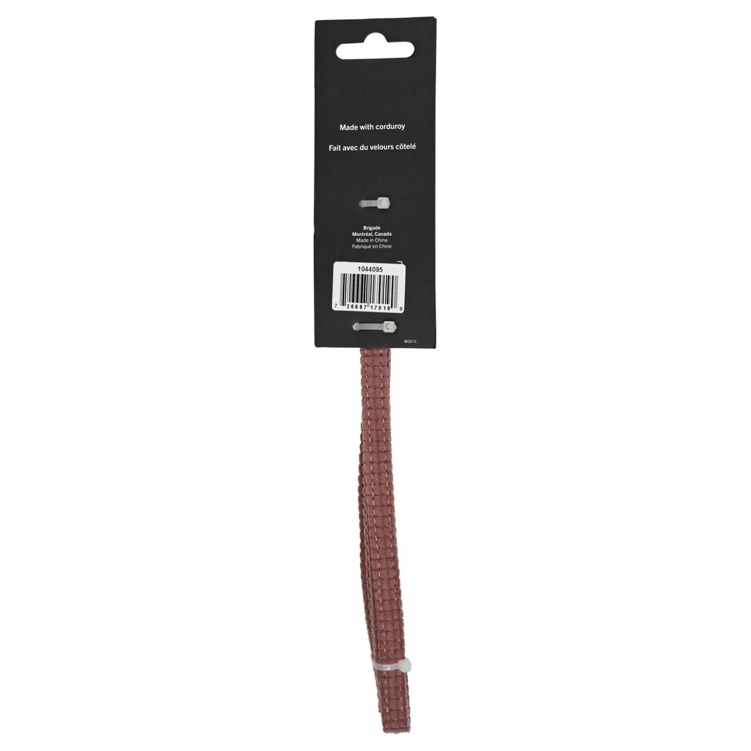 Corduroy Leash for Cats, Pink
