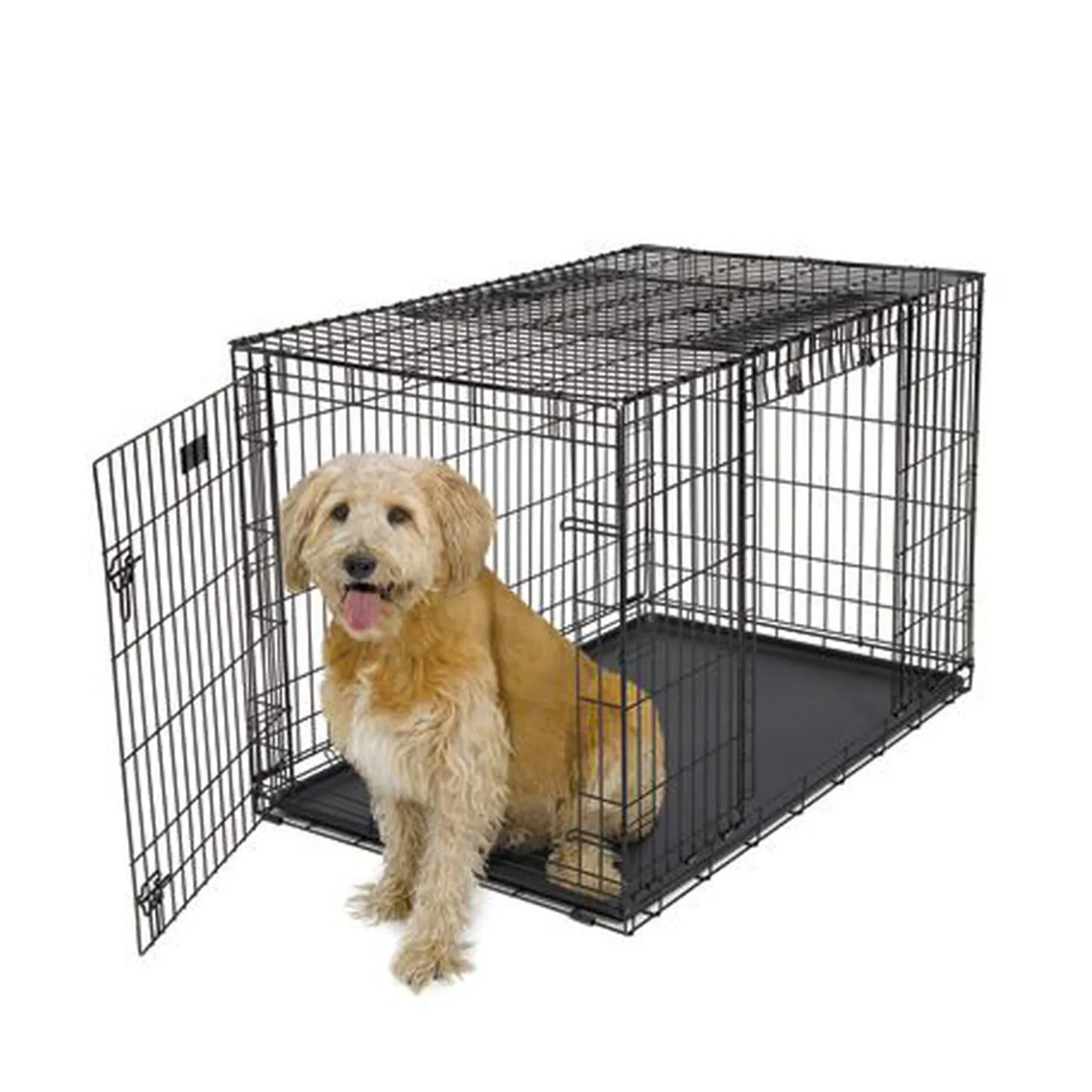 Crate with Two Doors for Dogs