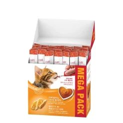 Creamy Cat Lickable Treat, Chicken and Liver, 50-pack