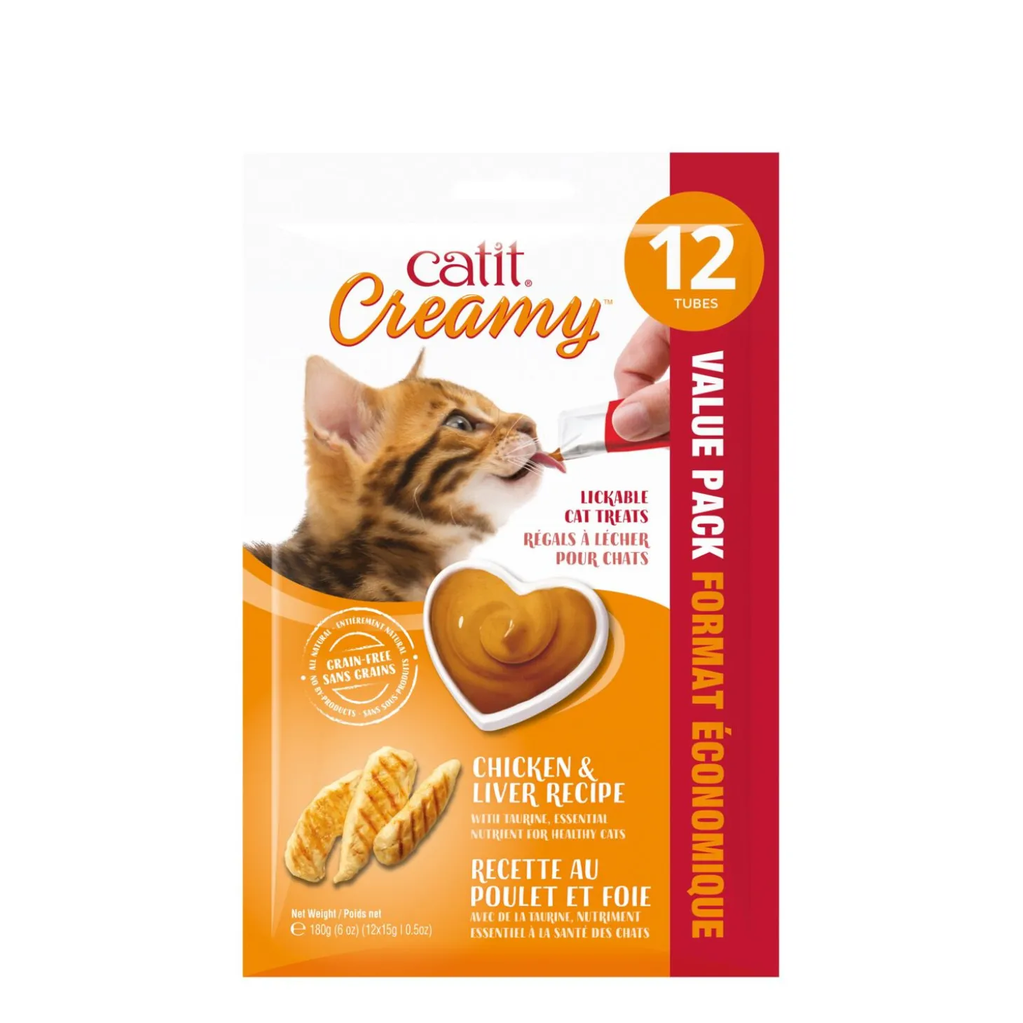 Creamy lickable treats, chicken