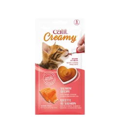 Creamy lickable treats, salmon