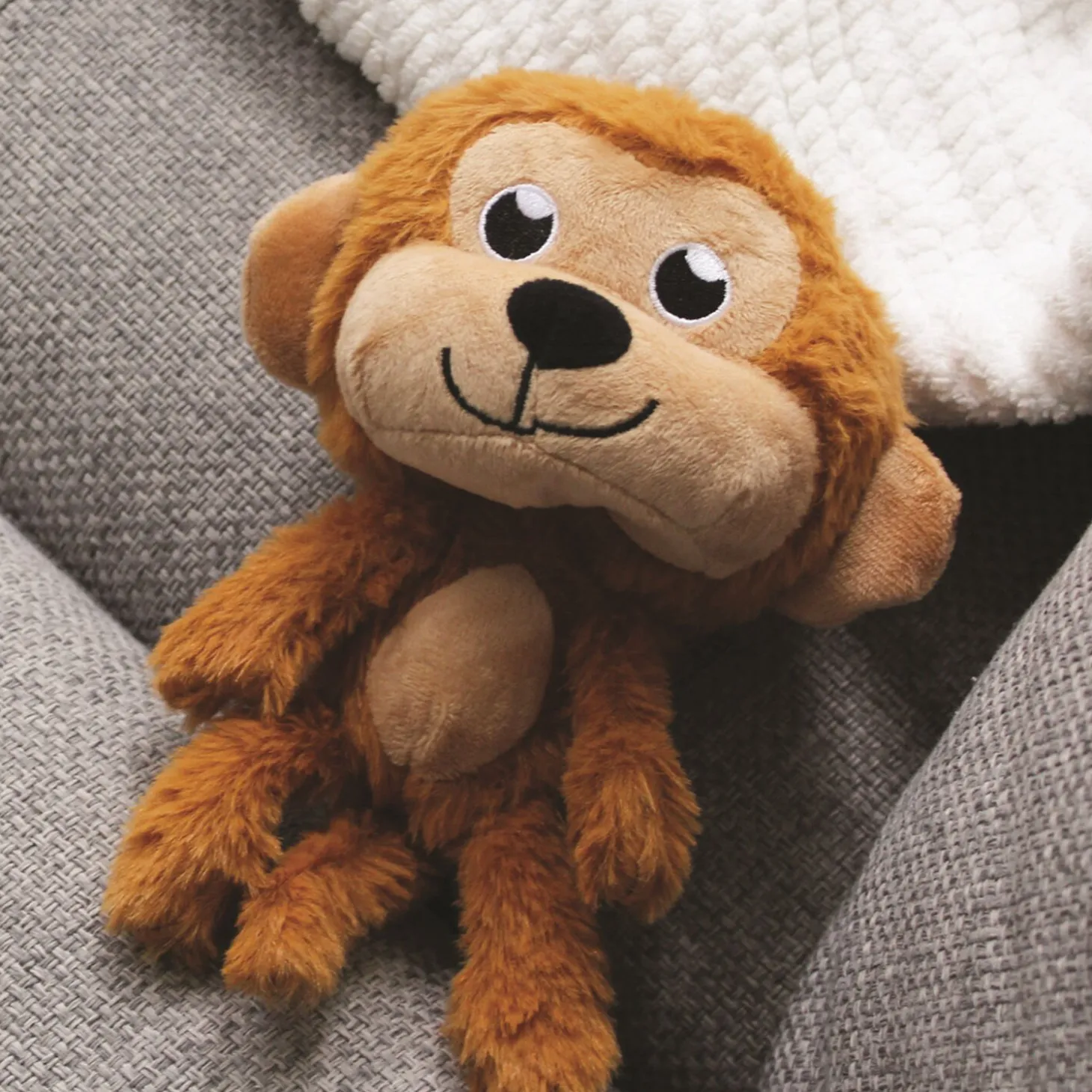 Daddy Monkey dog plush