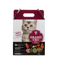Dehydrated grain-free red meat cat food