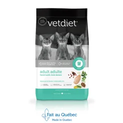 Dental care dry food for adult cats