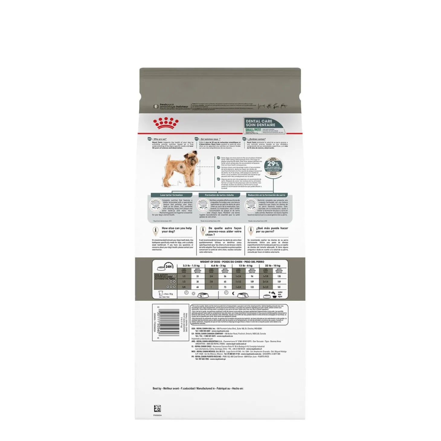 Dental Care Dry Food for Small Dog