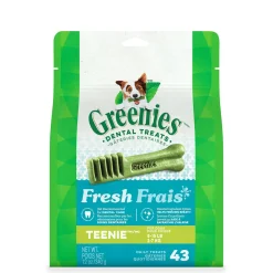Dental care formula treat with mint
