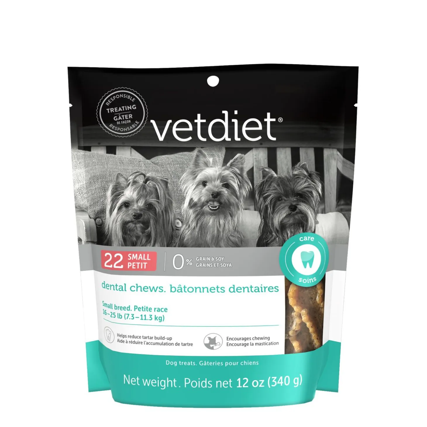 Dental chews for dogs, small