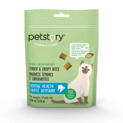 Dental health cat treats, tender & crispy bites
