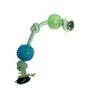 Dental toy with knotted rope and spike balls for dogs