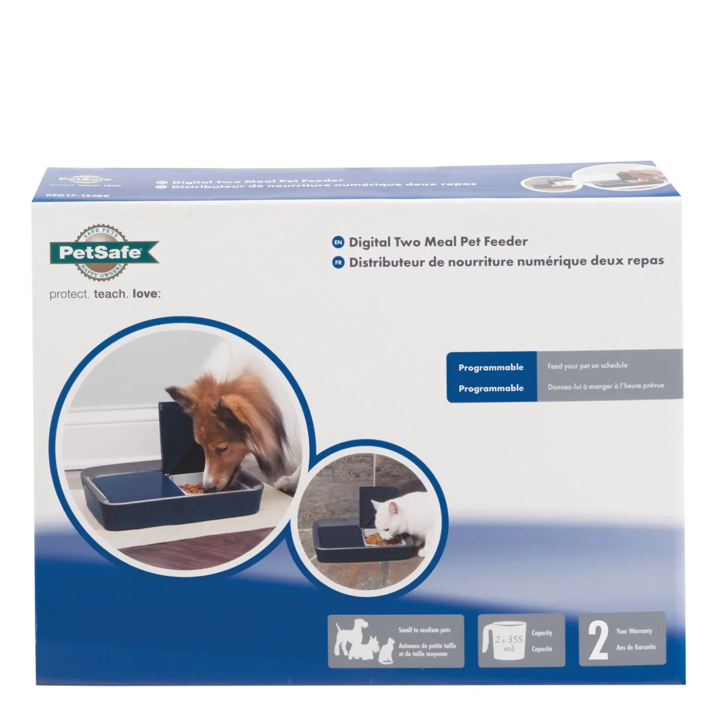 Digital 2 meal feeder